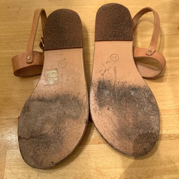 Ancient-greek-sandals Women's Tan and Brown Sandals - Picture 2 of 2
